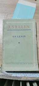 J.STALIN ON LENIN