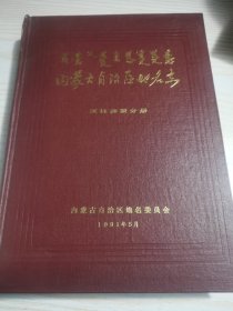 内蒙古自治区地名志，阿拉善盟分册