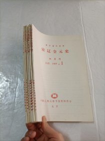 宋辽金元史史·复印报刊资料 1988年1—6，（双月刊，6本合售）