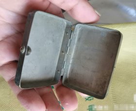完整正常使用的小铜盒，包浆老旧