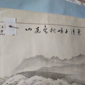 陈炳灿画 超大幅山水画（福州市政协书画院）尺寸约215cm × 105 cm