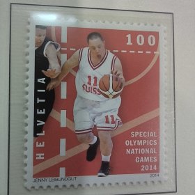 瑞士2014年邮票 2014国家奥林匹克运动会，伯尔尼 篮球 体育 新 1全 外国邮票