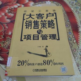 大客户销售策略与项目管理 馆藏正版无笔迹