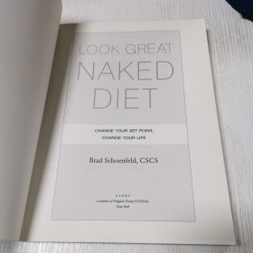 英文原版书籍LOOK GREAT NAKED Diet看起来很棒的瘦体饮食，品相如图，16开本