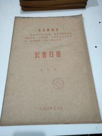 长春日报1975年3月有水印