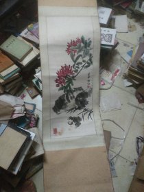 中国著名艺术家，画家来楚生作品  花鸟鱼虫