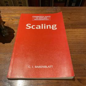 2003 英文 16开平装初版 《Scaling》（ 缩放 ）G. I. Barenblatt 著作