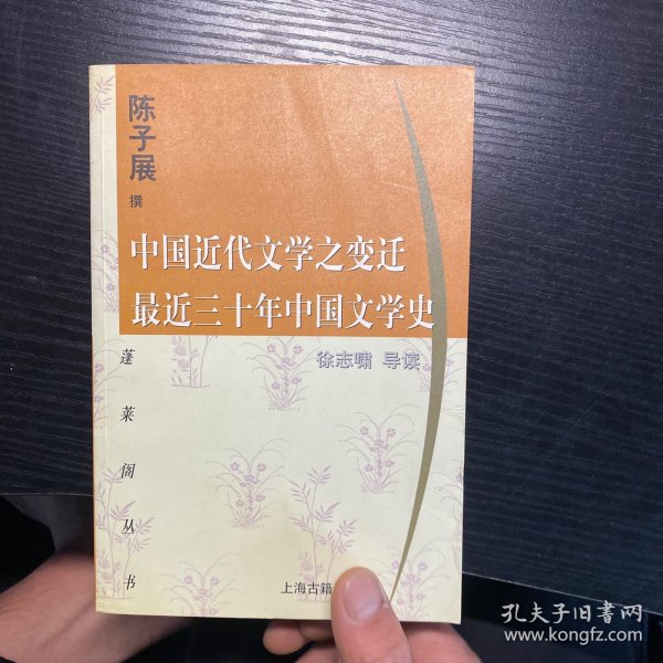 中国近代文学之变迁 最近三十年中国文学史：-最近三十年中国文学史