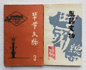 毕节文物 第1、3集  2册合售  Is40