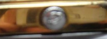 镀金方形英纳格（ENICAR）双日历机械自动表