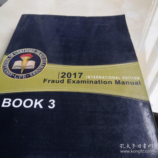 BOOK3 2017IHTERNATIONAL EDITION Fraud Examination manual