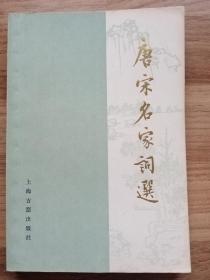 唐宋名家词选