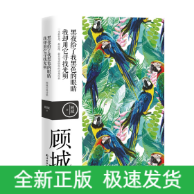 名诗名画系列《黑夜给了我黑色的眼睛，我却用它寻找光明》 ——顾城经典诗集