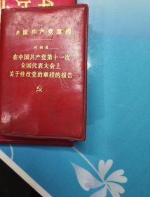 关于修改党章的报告少页