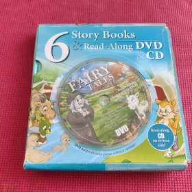 6 Story Books & Read-Along DVD & 2CD (却一本）5本合售
