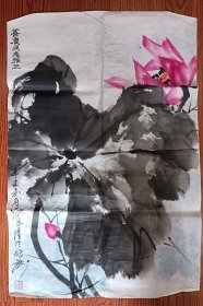 【保真 同一藏家出】著名画家徐德隆花卉图