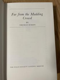 far from the madding crowd 《远离尘嚣》托马斯 哈代Thomas Hardy  经典 folio society 2018年出版 布面精装版 带书匣