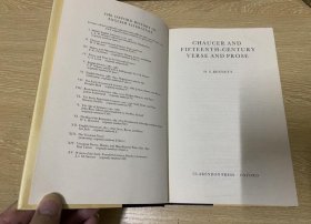 Oxford History of English Literature：Chaucer and The Fifteenth Century             牛津英国文学史，第二卷第一部，精装，