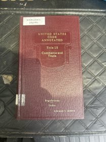 美国法典注释UNITED STATES CODE ANNOTATED Titles 15