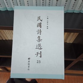 民国诗集选刊，第23册，16开精装，近全新
收：
禾庐诗钞
清道人遗集