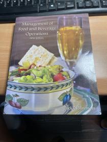 Management   of Food And Beverage Operations    餐饮经营管理      英 语  原版  第5版 2010年 版 本 现 货   J89  2L35