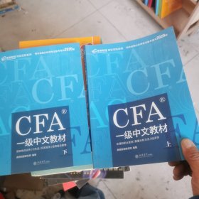 高顿财经官方2020版特许金融分析师CFA一级考试中文教材notes注册金融分析师CFA一级中文教材（上下）两册合售，见图片