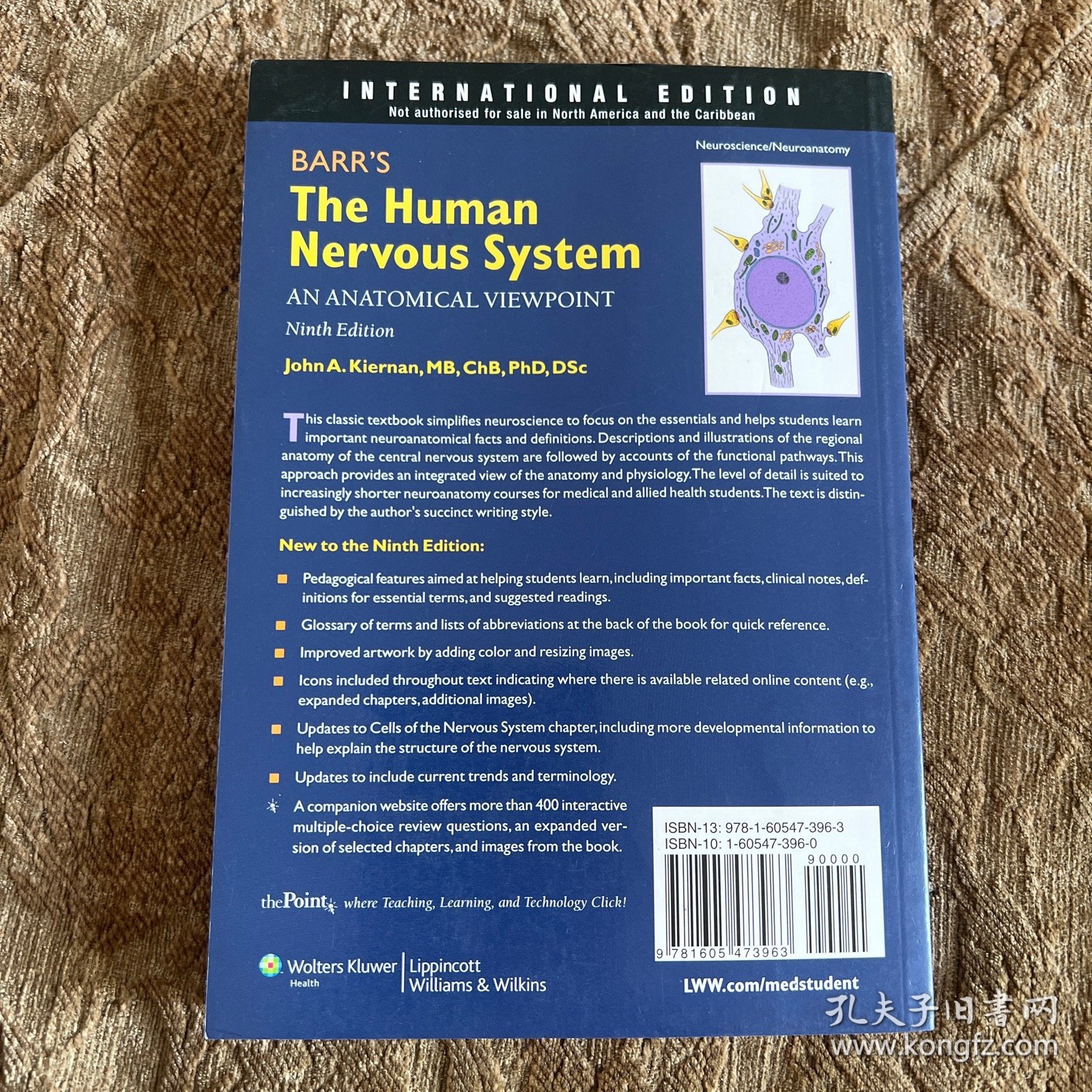 Barr's the Human Nervous System: An Anatomical Viewpoint 神经系统解剖学