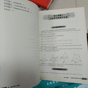 绝版溢价书:初二数学核心母题 上海社会科学院出版社彭林；刘嵩 初中中考升学教辅资料 自藏书未用过 提升学习手册方法技巧入门公式讲解专项突破高频易错点点拨系列秘籍