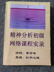 精神分析初级网络课程实录