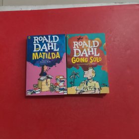 Roald Dahl GOING SOLO ROALD DAHL MATILDA 罗尔德·达尔 英文原版儿童读物 7-10岁 【当天发货】2本合售