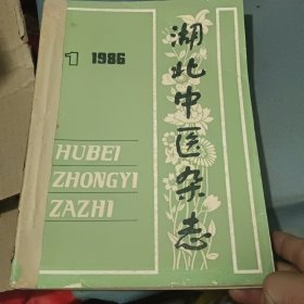 湖北中医杂志1986年1-6期合订本
