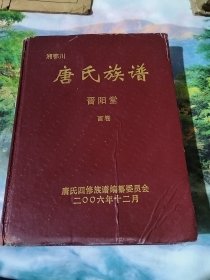 湘鄂川 唐氏四修族谱 晋阳堂 首卷