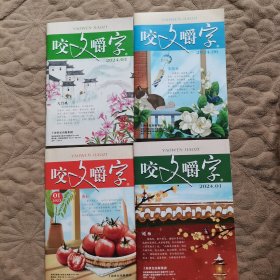 咬文嚼字2024（4册合售）