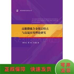 高能微弧合金化层特点与高温应用理论研究/新材料研究系列丛书