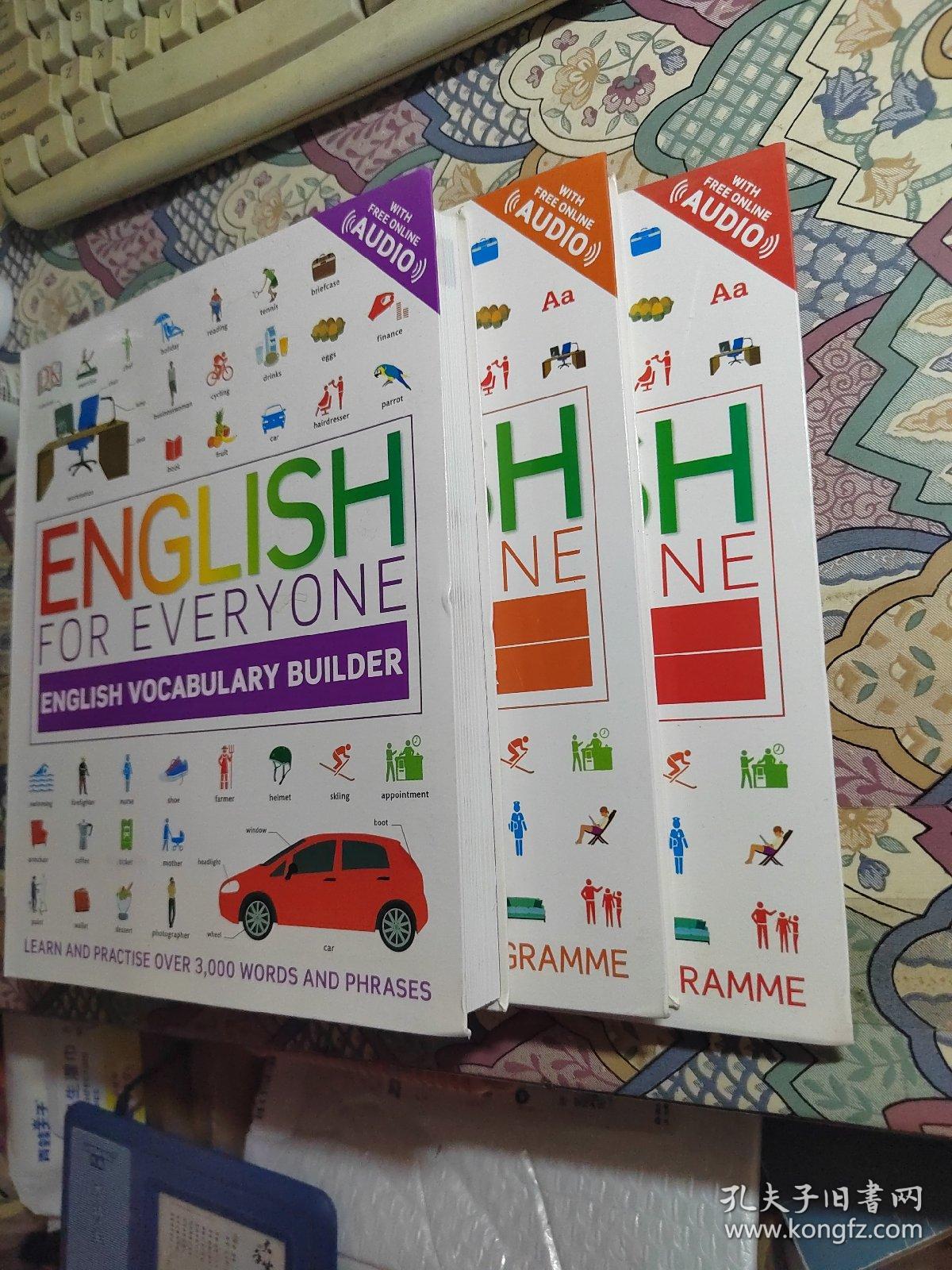 English for Everyone Course Book Level 1、2 Beginner...english for everyone（三本合售）