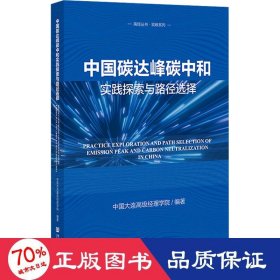 中国碳达峰碳中和实践探索与路径选择 经济理论、法规 作者