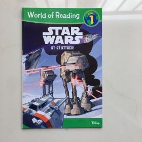 星球大战 分级阅读水平1 英文原版 Star Wars At-at Attack!(Level1) 英文儿童分级桥梁章节读物