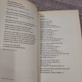W. B. Yeats：Poems Selected by Seamus Heaney
