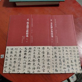 历代名家小楷系列：元 赵孟頫小楷精选（1.2，两本10元）