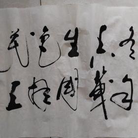 吴秉忠书法【150X42】保真手绘