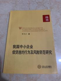 我國中小企業(yè)信貸違約行為及風(fēng)險防范研究