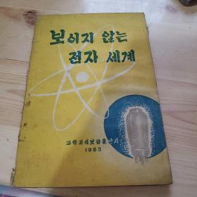 朝鲜原版，朝鲜文，보이지않는전자세계