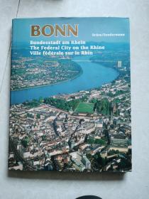 德文原版：BONN波恩（莱茵河上的联邦城市）风光摄影画册。小8开精装。