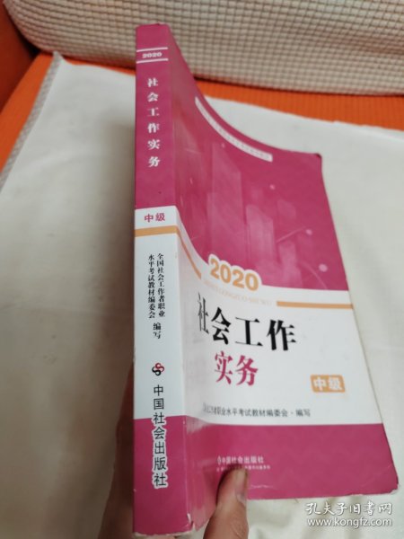 2020全新改版全国社会工作者考试指导教材社区工作师考试辅导书《社会工作实务》（中级）