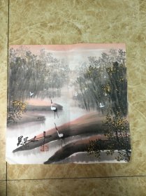 佚名山水画·