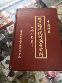 常德地区城乡经济统计调查资料1987