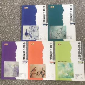 中篇小说选刊 2012年2-6期合售