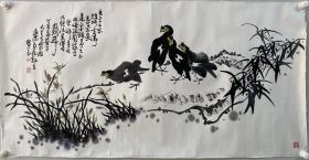 谷宝玉，号花翁，百花轩主，字福来，一九三九年农历正月二十八日出生于青岛市，艺术大师李苦禅、王雪涛先生的入室弟子。现任中国美术家协会会员、联合国教科文卫组织官员、世界艺术家联合会艺术总监、中国文学艺术家联合会副主席香港美术家协会名誉主席、中国海洋大学教授，青岛中国画研究院院长、国家一级画家。