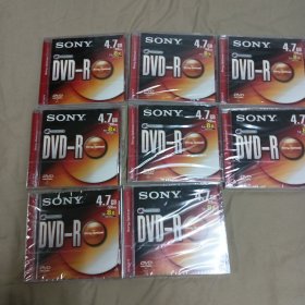 光盘空白盘 SONY DVD-R4.7GB 8X 8张盘全新未拆封