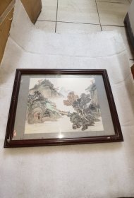 字画山水人物实物图片按图发货偏远地区邮费再议
